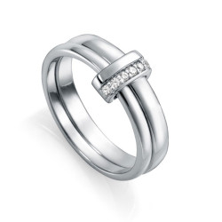 Viceroy Jewels Anillo Viceroy plata doble Mujer 71025A014-38 71025A014-38 Viceroy