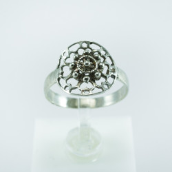 Anillos Anillo filigrana con Botón Charro en Plata BCSF-58 BCSF-58 BotonCharro