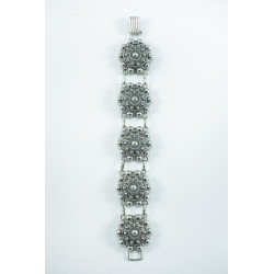 Pulseras Pulsera botón charro en plata BC010N-P5D BC010N-P5D BotonCharro