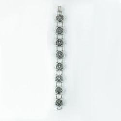 Pulseras Pulsera Botón Charro en Plata de ley BC008-N-P8D BC008-N-P8D BotonCharro