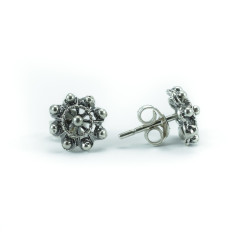 Pendientes Pendientes Botón Charro en Plata de ley BC002 BC002 BotonCharro