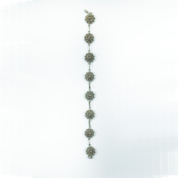 Pulseras Pulsera botón charro en plata de ley BC005D-P8S BC005D-P8S BotonCharro