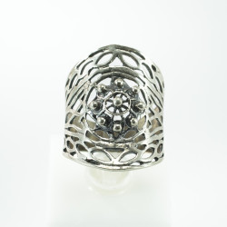 Anillos Anillo filigrana con botón charro en plata de ley BCSF-81 BCSF-81 BotonCharro