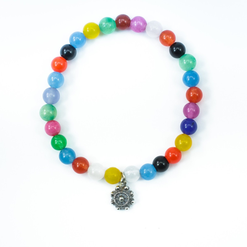 Pulseras Pulsera Elastica con piedras y un botón charro colgante BCS1112-MC BCS1112-MC BotonCharro Pulseras Pulsera Elastica con piedras y un botón charro colgante BCS1112-MC BCS1112-MC BotonCharro
