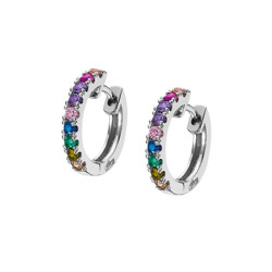 Lotus Silver Pendientes Lotus Silver en Plata con Piedras Multicolores LP1993-4/1 LP1993-4/1 Lotus
