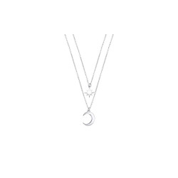 Lotus Silver Collar Lotus Silver doble estrella y luna LP3021-1/1 LP3021-1/1 Lotus