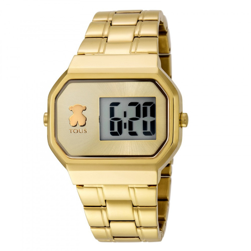Tous Reloj Tous D-Bear Digital de acero IP dorado 600350300 600350300 Tous Tous Reloj Tous D-Bear Digital de acero IP dorado 600350300 600350300 Tous