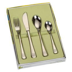 Cuberterías Set Cubiertos Infantil 4 Piezas Oso LU6114 LU6114