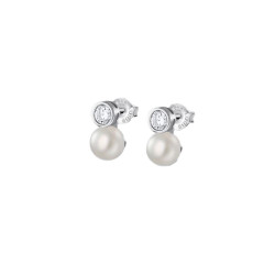 Lotus Silver PENDIENTES PERLA Y CIRCONITA LOTUS SILVER LP1765-4/2 LP1765-4/2 Lotus