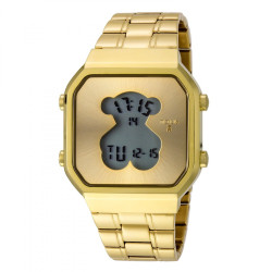 Tous Reloj Tous D-Bear SQ de acero IP dorado 600350285 600350285 Tous