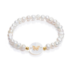 Viceroy Jewels Pulsera Comunión Niña Viceroy Con Mariposa En Dorada 6009E100-60 6009P100-60 Viceroy