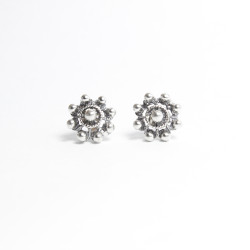 Pendientes Pendientes Botón Charro en Plata BC004S BC004S BotonCharro