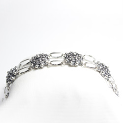 Pulseras Pulsera Botón Charro en Plata BC005/P8D BC005/P8D BotonCharro
