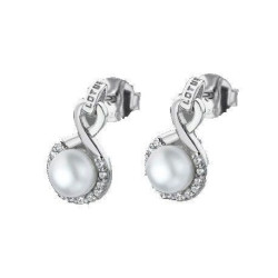 Lotus Silver Pendientes Lotus De Plata Con Perla LP1589-4/1 LP1589-4/1 Lotus