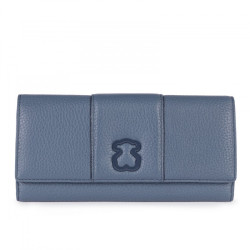 Tous Complementos Billetero Tous mediano Alfa de Piel azul 895970002 895970002 Tous