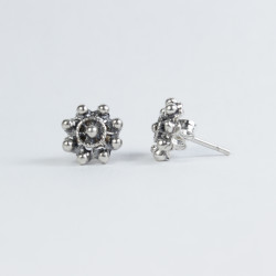Pendientes Pendientes botón charro en plata BC003/S BC003/S BotonCharro