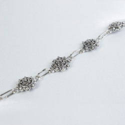 Pulseras Pulsera botón charro en plata BC003D-P8S BC003D-P8S BotonCharro