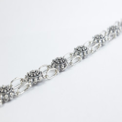 Pulseras Pulsera botón charro en plata BC004D-P9D BC004D-P9D BotonCharro