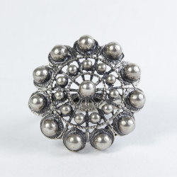 Anillos Anillo botón charro en plata BC012-S BC012-S BotonCharro