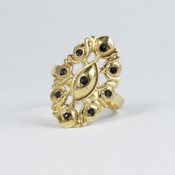 Anillos Anillo de Teja en oro BC529 BC529 BotonCharro
