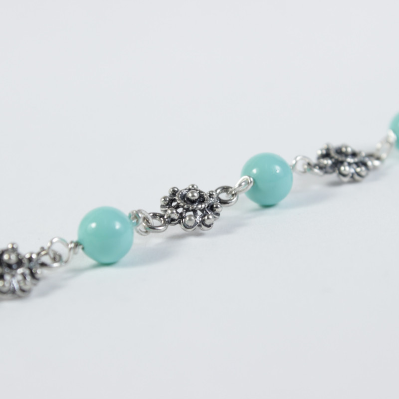 Pulseras Pulsera botón charro con turquesas en plata BC0T-8-7 BC0T-8-7 BotonCharro Pulseras Pulsera botón charro con turquesas en plata BC0T-8-7 BC0T-8-7 BotonCharro