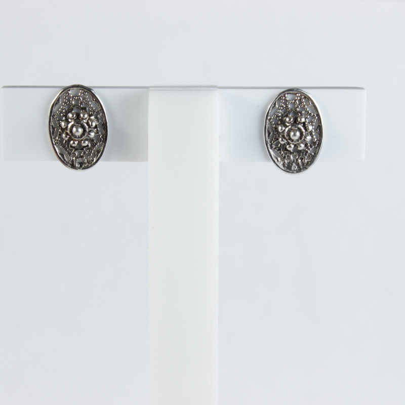 Pendientes Pendientes filigrana con botón charro en plata BCF-26 BCF-26 BotonCharro Pendientes Pendientes filigrana con botón charro en plata BCF-26 BCF-26 BotonCharro