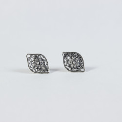 Pendientes Pendientes filigrana con Botón Charro en Plata BCF-31-P BCF-31-P BotonCharro